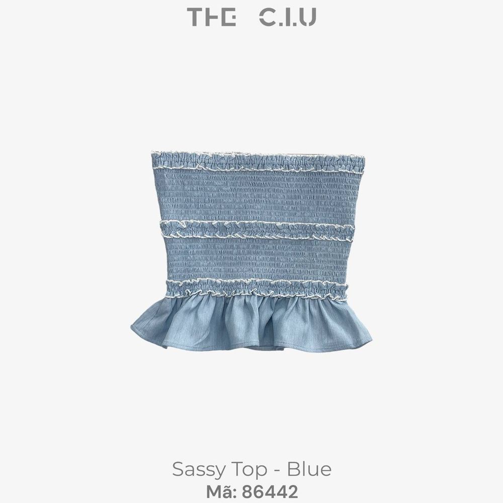 Áo kiểu - Áo quây bèo nhún THE C.I.U - Sassy Top