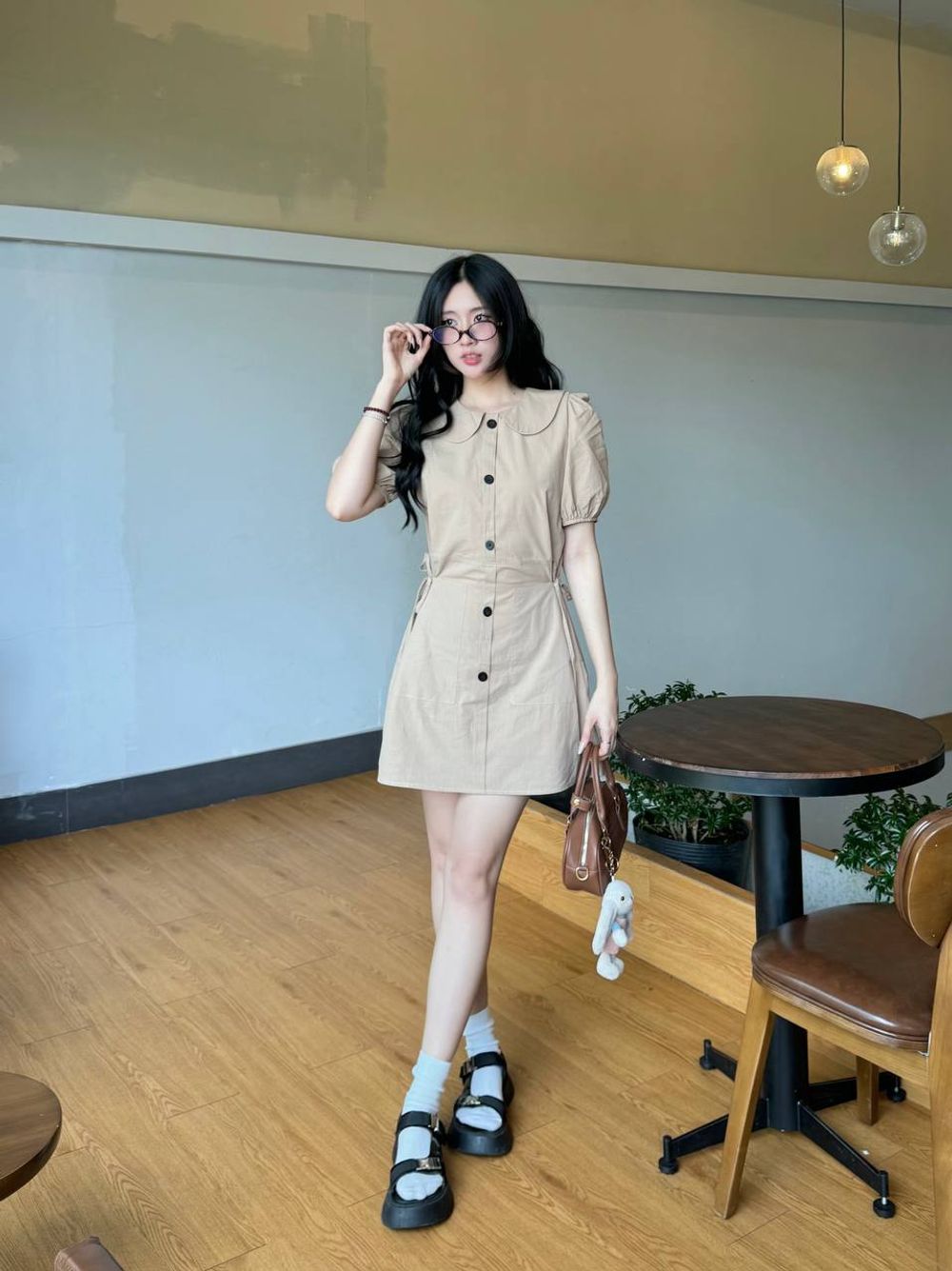 Đầm ngắn - Đầm tay phồng THE C.I.U - Nicka Babydoll Dress