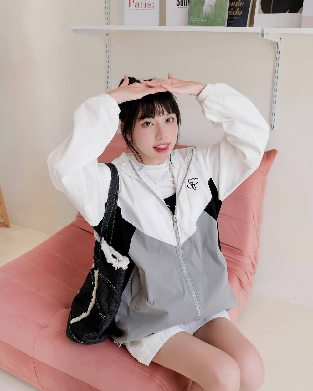 Áo khoác dây kéo - Áo khoác dù THE C.I.U - Panda Jacket