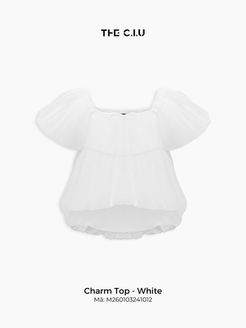 Charm Top - White