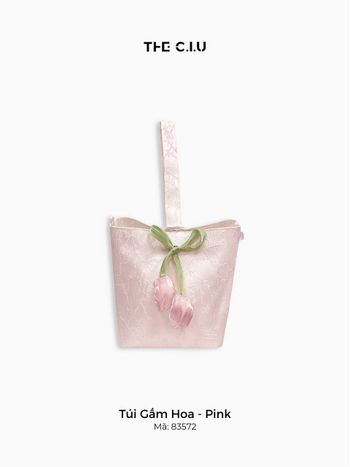 Túi gấm hoa nhiều màu THE C.I.U, túi cầm tay họa tiết phối áo dài – Túi Gấm Hoa - SPM