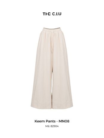 Quần kaki ống rộng lưng chun THE C.I.U - Keem Pants - MN08