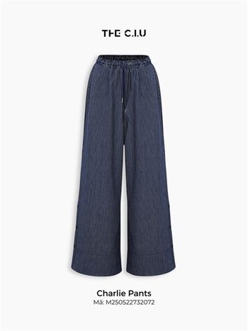 Quần dài ống rộng kẻ sọc THE C.I.U – Charlie Pants