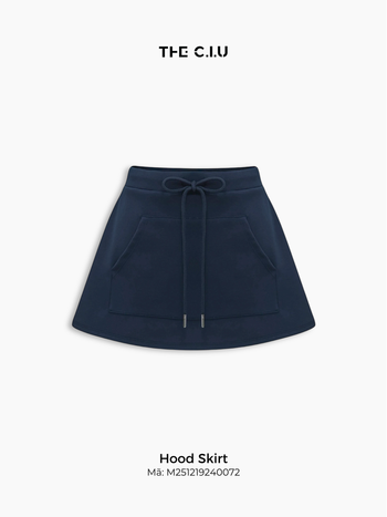 Chân váy chữ A nữ THE C.I.U, chân váy thun lưng chun dáng ngắn basic dễ phối đồ – Hood Skirt
