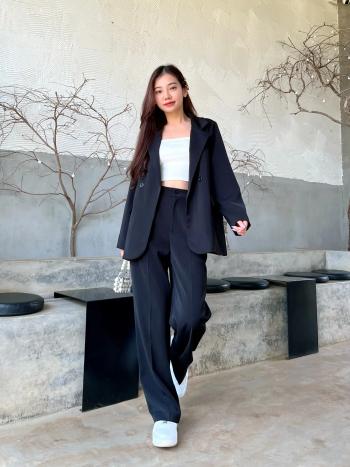 Quần ống suông xếp li THE C.I.U - Raglan Pants