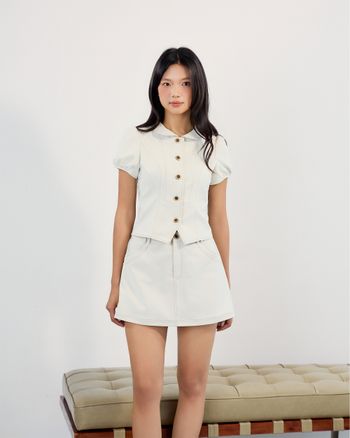 Áo kiểu tay phồng Gaga Top - MN13