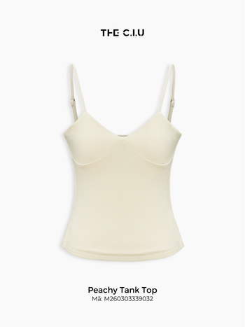Áo tank top nữ THE C.I.U, áo hai dây ôm dáng basic dễ phối đồ – Peachy Tank Top