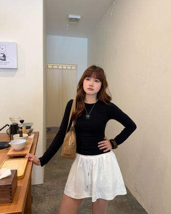 Chân váy ngắn basic lưng chun THE C.I.U - Soma Skirt