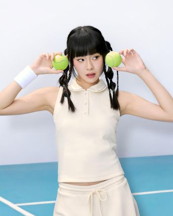 Áo tank top polo nữ THE C.I.U, áo sát nách cổ bẻ dáng ôm trơn basic – Robin Top - C16