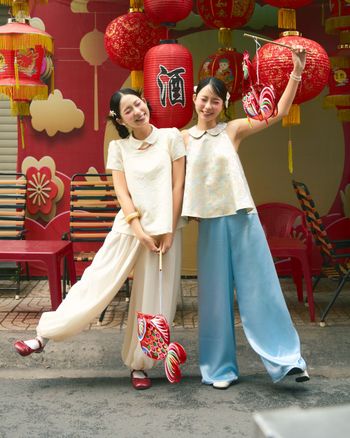 Quần lụa áo dài THE C.I.U -  Quần lụa Mây