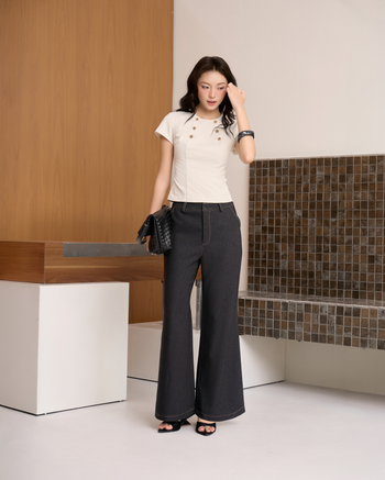 Quần jean ống loe Celine Pants