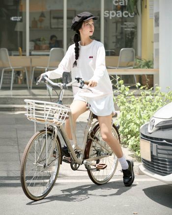 Quần short jean lưng thun ống rộng THE C.I.U - Sydney Short