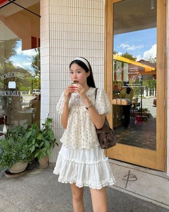 Chân váy ngắn 2 tầng phối bèo THE C.I.U – Otto Skirt