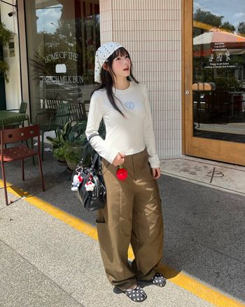 Quần ống rộng nữ dáng suông THE C.I.U, quần dài công sở màu mocha thanh lịch – Mocha Pants