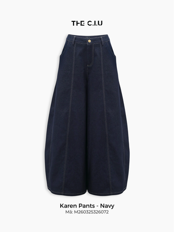 Quần jeans dáng suông Karen Pants