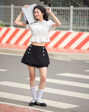 Quần giả váy công sở form chữ A THE C.I.U - Kimmy Skort