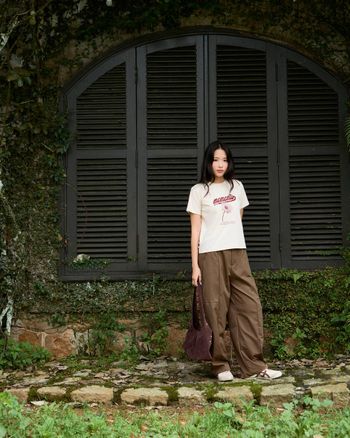Quần ống rộng nữ dáng suông THE C.I.U, quần dài công sở màu mocha thanh lịch – Mocha Pants