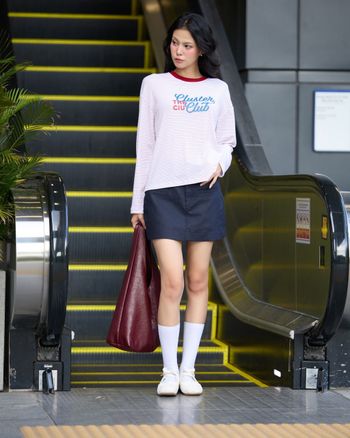 Chân váy ngắn chữ A basic túi 2 bên THE C.I.U - Monica Skirt