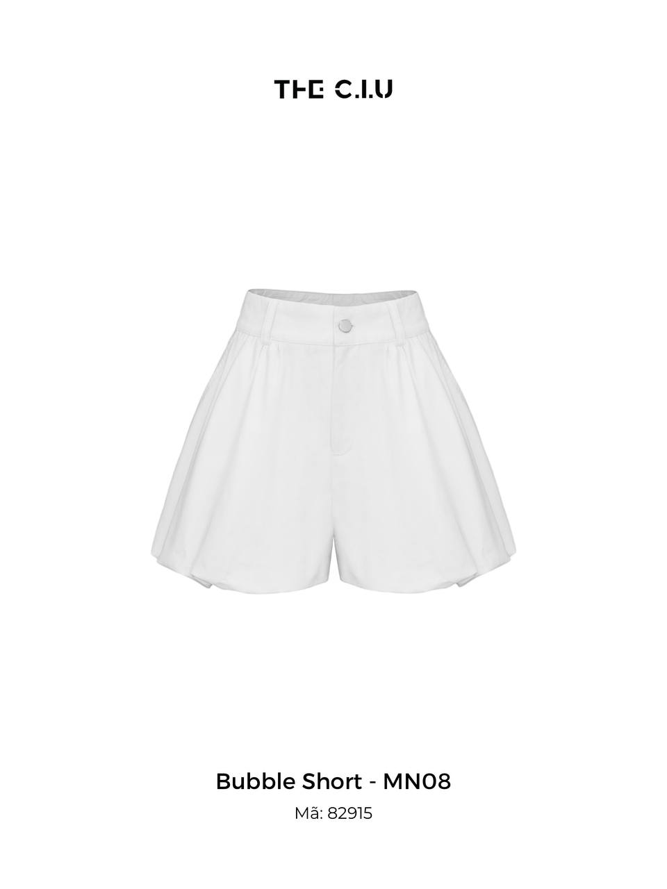 Quần short dáng bí ống rộng basic THE C.I.U - Bubble Short - MN08